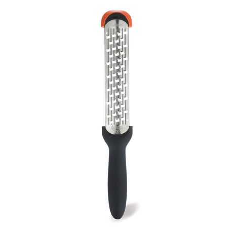 CUISIPRO Kronenreibe, grob, black, 29 cm, stainless steel kitchen grater with large, coarse grating surface for cheese and vegetables.