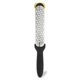 CUISIPRO Kronenraspel Parmesanraspel in black, with a sturdy handle for grating cheese and other ingredients.