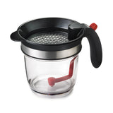 CUISIPRO Fett-Trenner, EASY DRIP acryl with a clear container and lid, used for separating fats and oils in cooking.