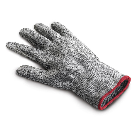 Gray CUISIPRO cut-resistant glove designed for safety and durability, featuring a snug fit for kitchen or industrial use.