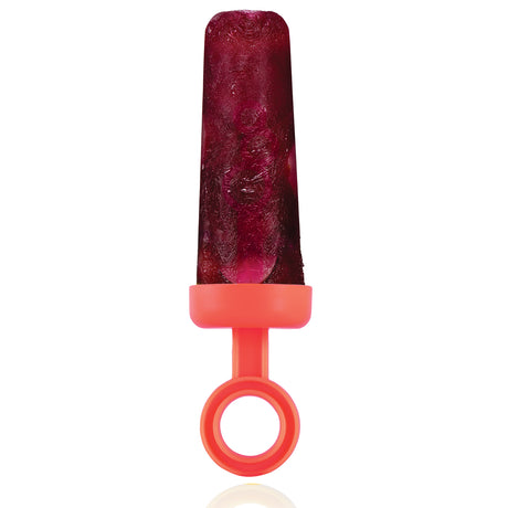 CUISIPRO Eisformen-Set in Coralle, 6 Stück, reusable silicone ice mold trays for making colorful ice cubes and frozen treats.
