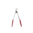 CUISIPRO red 24cm cooking and serving tongs with a stainless steel grip for kitchen use