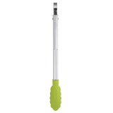 CUISIPRO green 24cm cooking and serving tongs with ergonomic handles, ideal for grilling and serving food.