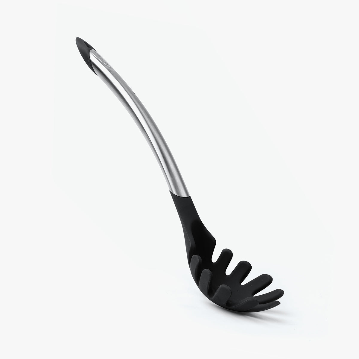 CUISIPRO Spaghetti-Heber in black, Elegance model, 30.8 cm long, designed for serving spaghetti efficiently and stylishly.