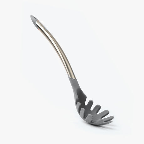 CUISIPRO Spaghetti-Heber in grau, 30.8 cm, elegant kitchen utensil for serving pasta in modern home cookware setting