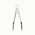 CUISIPRO mini red cooking and serving tongs, 18 cm, with stainless steel grip for versatile kitchen use