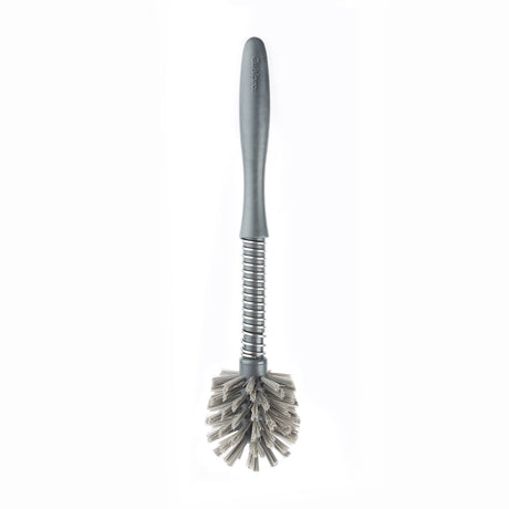 CUISIPRO FLEXI cleaning brush in green, 29 cm long with flexible bristles for effective cleaning.