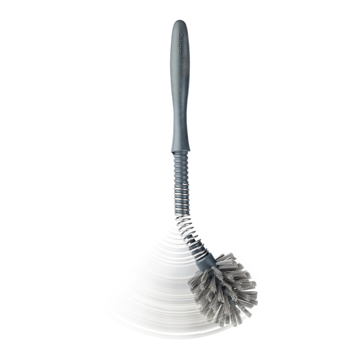 CUISIPRO FLEXI cleaning brush in green, 29 cm long with flexible bristles for effective cleaning surfaces.