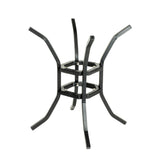Black LODGE Fire & Cook Grill Stand with sturdy metal frame for outdoor cooking and fire pit support.