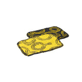 Lodge everyday scrub brush with black and yellow bristles, sturdy handle for cleaning tasks.