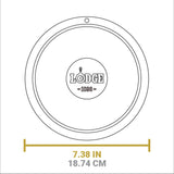 Gray Lodge coaster with a round design, made of durable material, perfect for protecting surfaces from hot or cold drinks.