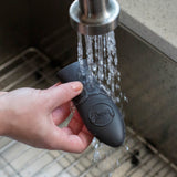 Black Lodge grip protector showing a close-up of the durable, textured material designed for secure handling.