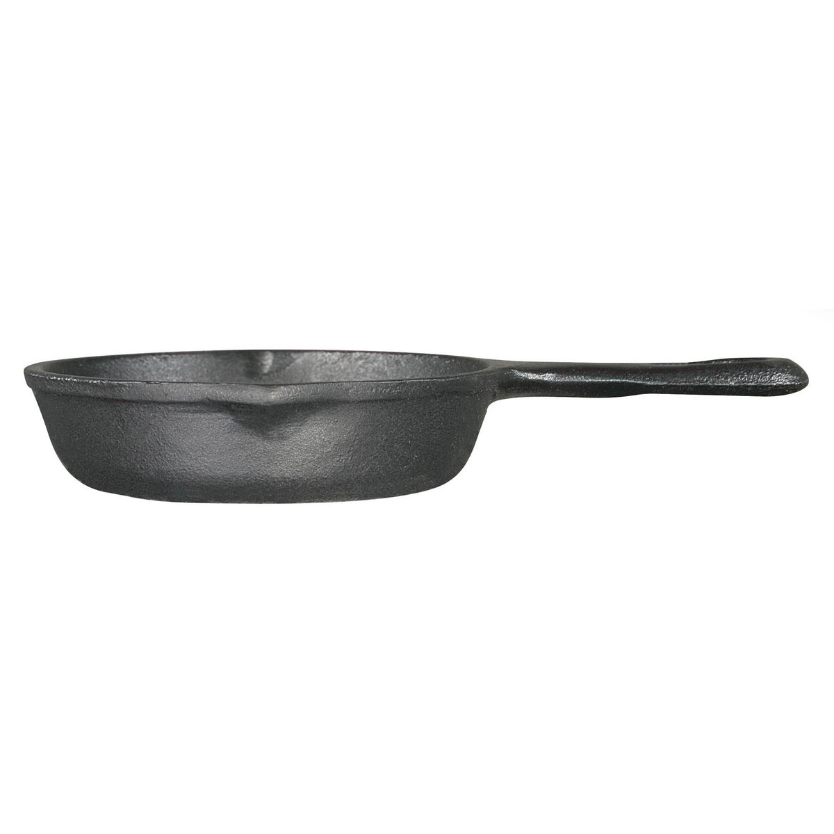 Black Lodge Classic cast iron frying pan showing a smooth cooking surface and sturdy handle for versatile stovetop use.