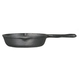 Black Lodge Classic cast iron frying pan showing a smooth cooking surface and sturdy handle for versatile stovetop use.