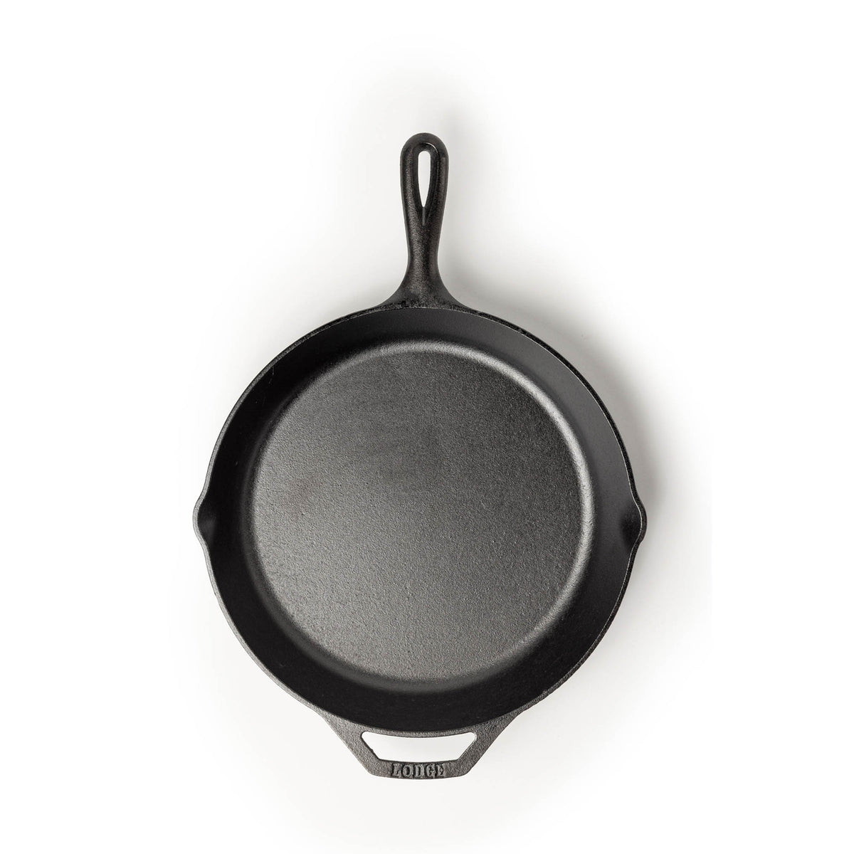 Black Lodge Classic cast iron skillet, durable pan with seasoned finish, ideal for versatile cooking and stovetop use