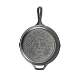 Lodge Classic cast iron skillet in black, showing a smooth cooking surface and sturdy handle for versatile kitchen use.