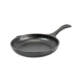 Black Lodge cast iron skillet, Chef series, with a handle and cooking surface visible, ideal for versatile stovetop and oven use.