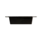 Lodge classic black Brotform bread proofing basket with woven design for artisan bread baking.