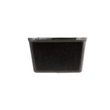 Lodge classic black bread proofing basket with woven design for artisan bread baking.