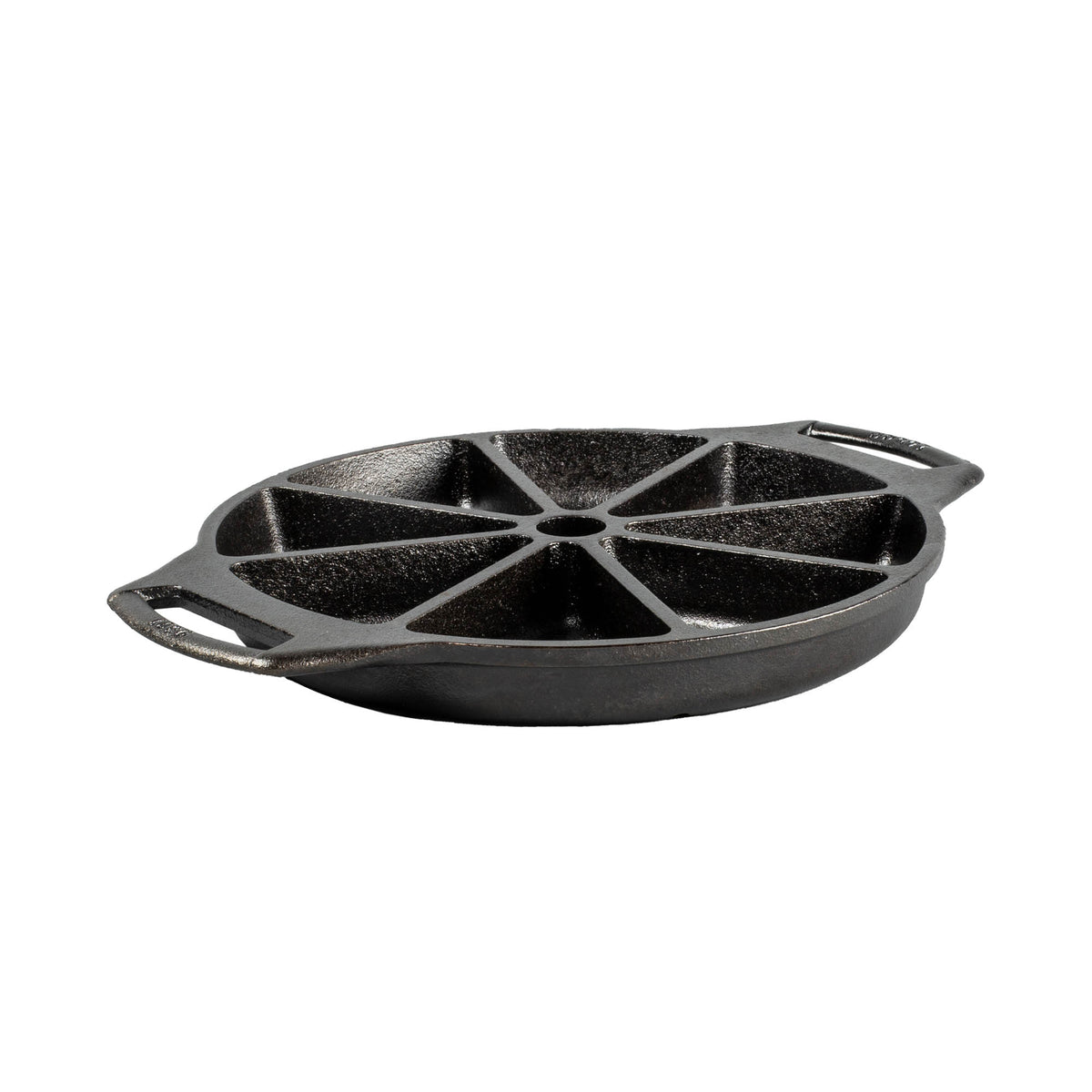 Lodge 8-piece set of black baking pans, including classic backform, with non-stick coating and sturdy handles.