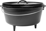 Lodge Classic black grill with a sturdy metal frame and cooking surface, perfect for outdoor barbecues and grilling.