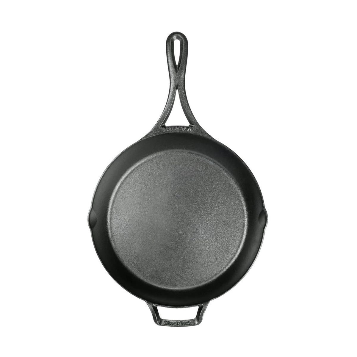 Lodge black cast iron 26 cm frying pan with handle and lid, sturdy cookware for versatile kitchen use