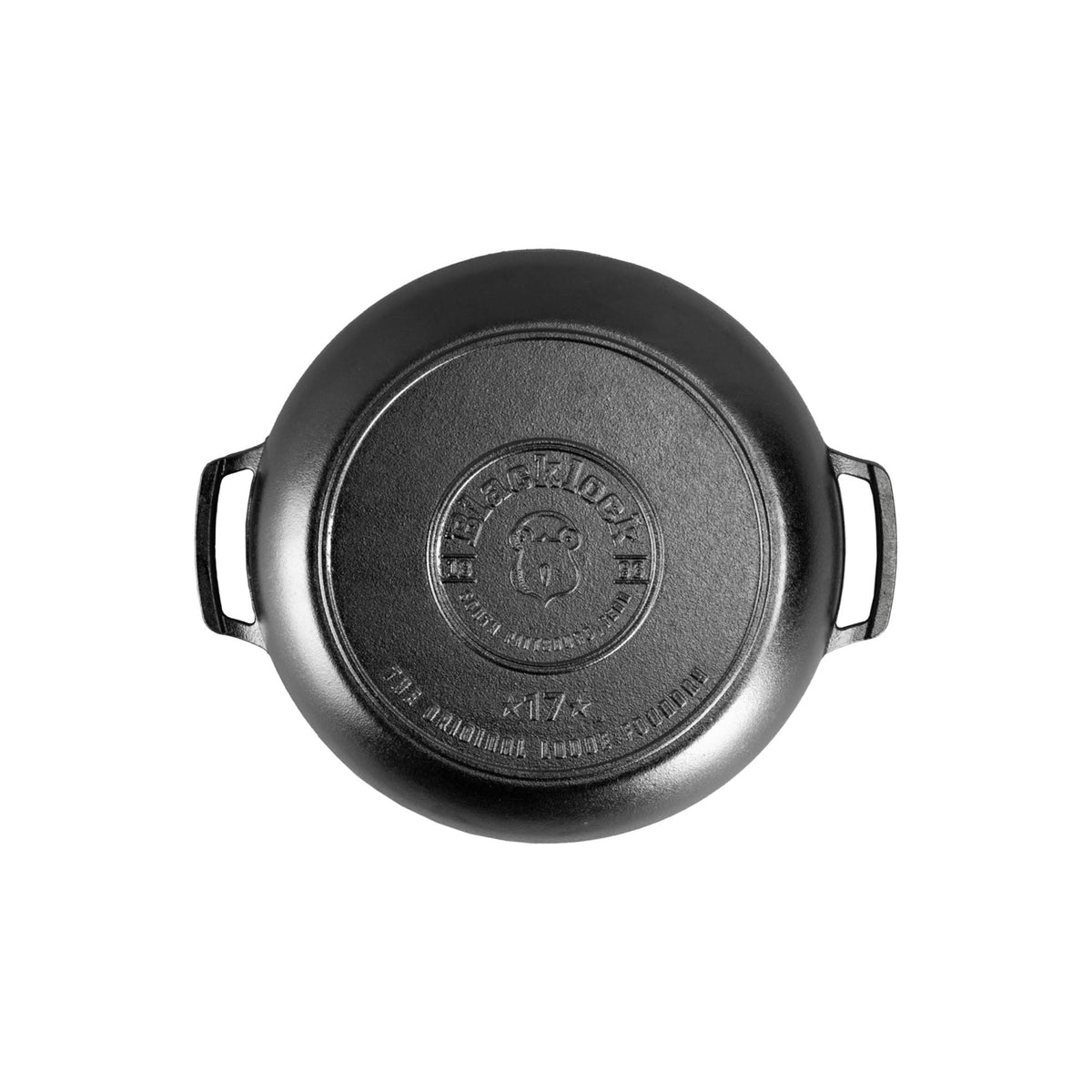 Lodge black cast iron Dutch oven Bräter with lid, 3.8-liter capacity, suitable for roasting and slow cooking.