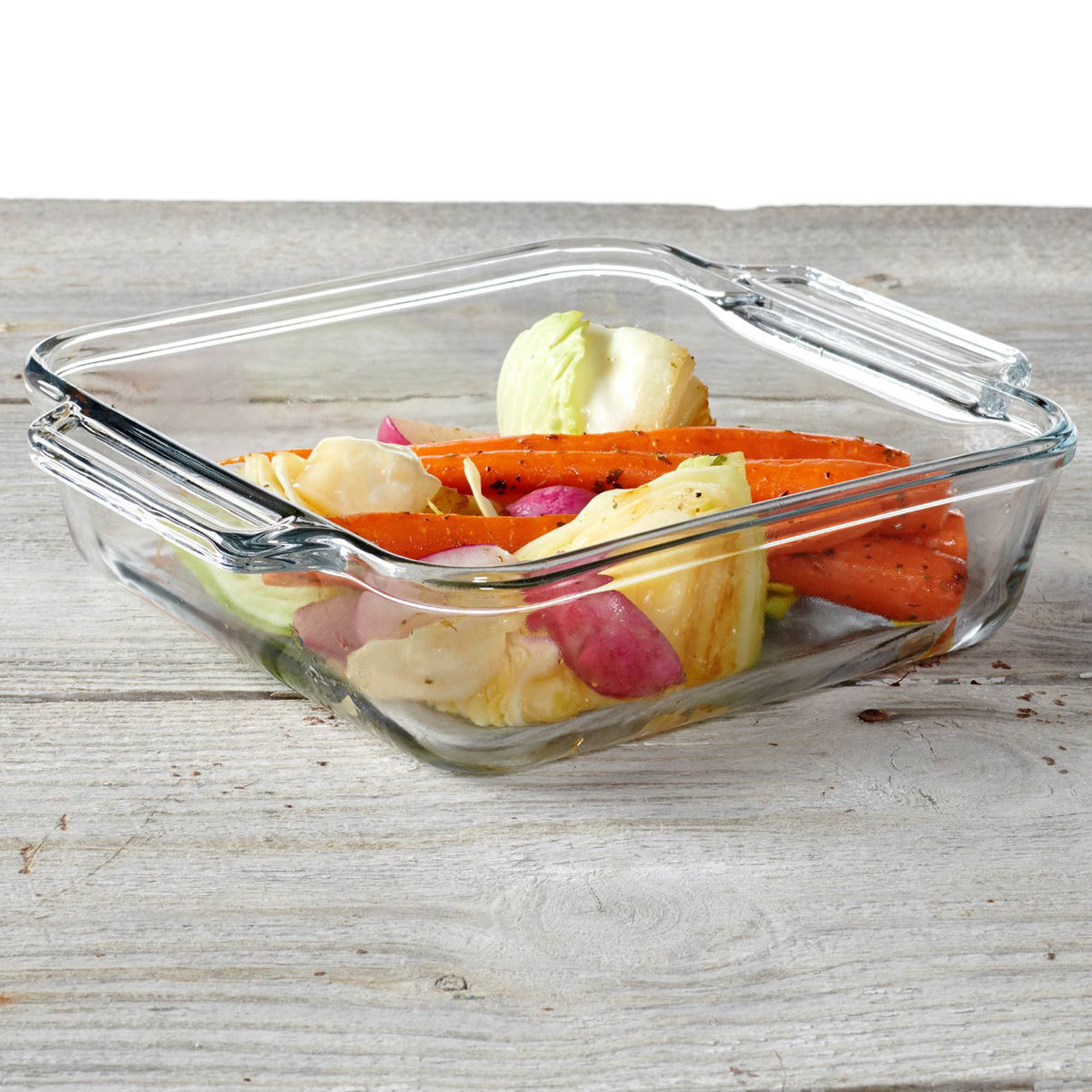 Anchor Hocking Basics casserole dish, rectangular glass Auflaufform with clear, durable glass construction for baking and serving.