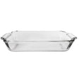 Anchor Hocking Basics glass baking dish, rectangular Auflaufform for oven cooking, clear and durable for versatile baking.