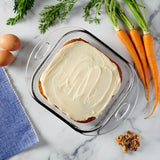Anchor Hocking Heritage HLL baking dish, rectangular glass Auflaufform for oven baking and roasting.