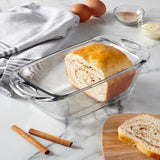 Anchor Hocking Heritage HLL baking dish, rectangular ceramic casserole dish for oven use, white with a smooth finish.