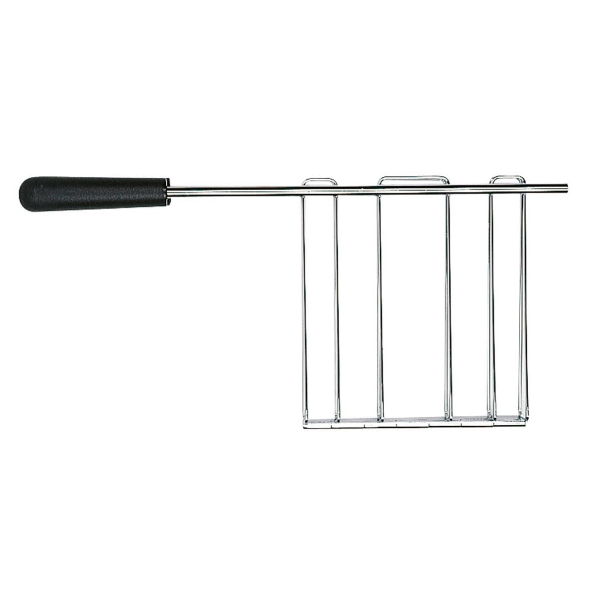 Dualit Classic stainless steel sandwichmaker with open plates for making toasted sandwiches and paninis.
