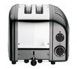 Dualit Newgen gray metallic 2-slice toaster with modern design and metal finish, ideal for quick and even toasting.