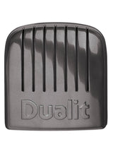 Dualit Newgen grey metallic 2-slice toaster with modern design and control knobs, suitable for toasting bread and bagels.