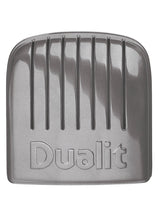 Dualit Newgen silver metallic toaster with two slots for toasting bread and bagels.