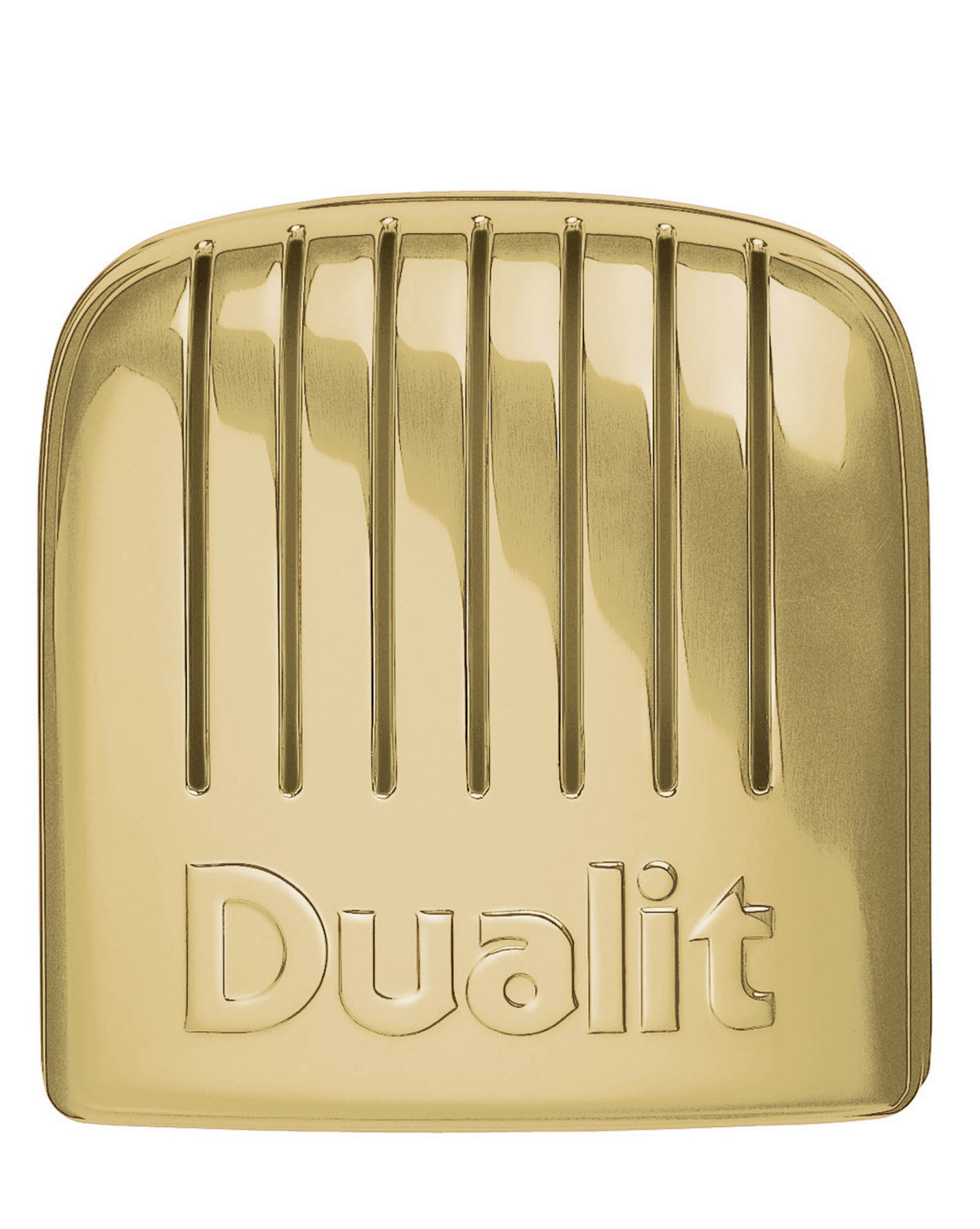 Dualit Newgen toaster with two slots for toasting bread, featuring a sleek design and manual controls.