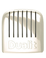 Dualit Newgen cream-white 4-slice toaster with modern design and control dials, ideal for toasting bread and bagels.