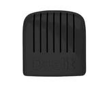 Dualit Newgen black 4-slice toaster with modern design and control buttons, suitable for toasting bread and bagels.