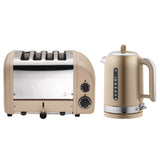 Polished DUALIT NewGen 4-slice toaster with modern design and four slots for toasting bread and bagels.