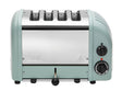 Dualit Newgen eucalyptus 4-slice toaster with sleek design and modern controls, perfect for toasting bread and pastries.