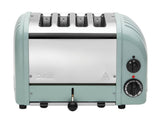 Dualit Newgen eucalyptus 4-slice toaster with sleek design and modern controls, perfect for toasting bread and pastries.