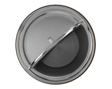 Dualit brown 11L soup pot, durable stainless steel soup kettle with handles, ideal for professional kitchen use.