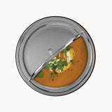 Dualit brown 11L soup pot, stainless steel suppenkessel with handles, ideal for cooking large quantities of soup.