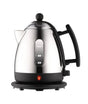 Black DUALIT Mini Wasserkocher with 1-liter capacity, compact electric kettle with sleek design.