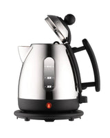 Black DUALIT Mini Wasserkocher with 1-liter capacity, compact electric kettle with sleek design and modern features.