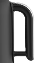 Black DUALIT Classic kettle with 1.7L capacity, featuring a sleek design and easy-to-use water boiling functions.