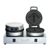 Polished DUALIT TOASTIE toaster with four slots, stainless steel finish, and control knobs for even toasting.