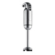 Dualit classic polished hand blender with stainless steel shaft and ergonomic handle, ideal for mixing and blending tasks.
