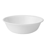 Corelle Winter Frost white dinnerware set with elegant plates and bowls, showcasing a frosted winter design.