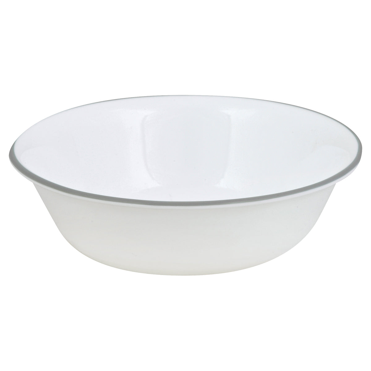Corelle Mystic Grey dinnerware set with white plates featuring grey graphic patterns, elegant and modern ceramic dishes.